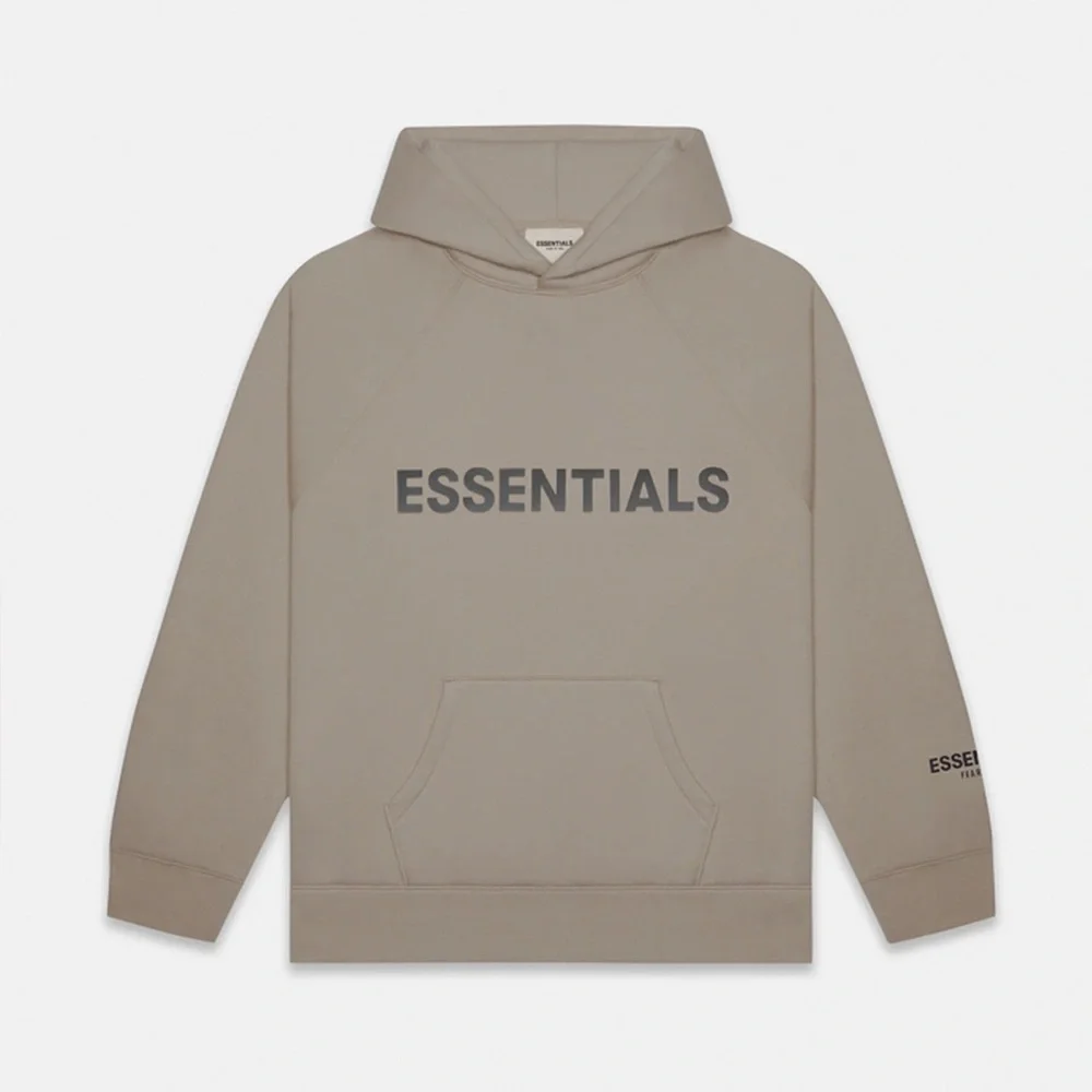 ESSENTIALS fear of god Hoodie in Taupe / Beige | Large | Great Condition | - Picture 7 of 10